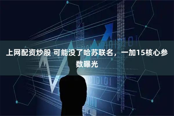 上网配资炒股 可能没了哈苏联名，一加15核心参数曝光